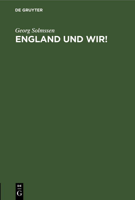 England und wir! - Georg Solmssen