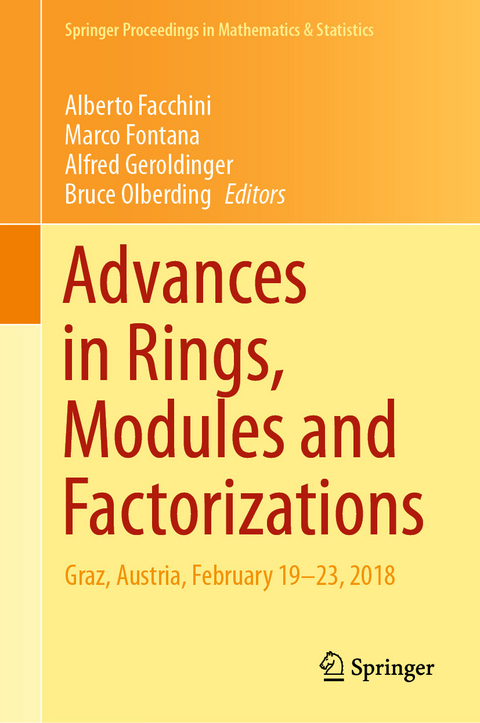 Advances in Rings, Modules and Factorizations - 