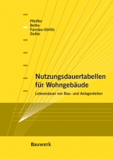 Nutzungsdauertabellen für Wohngebäude - Martin Pfeiffer, Achim Bethe, Dirk Fanslau-Görlitz, Julia Zedler