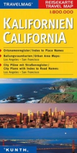 KUNTH Reisekarte Kalifornien 1:800 000 - 