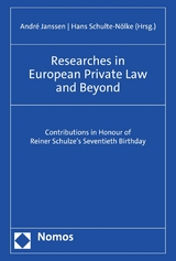Researches in European Private Law and Beyond - 