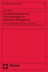 Die Realisierbarkeit von Allianzverträgen im deutschen Vertragsrecht -  Julius Warda