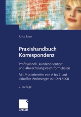 Praxishandbuch Korrespondenz - Jutta Sauer