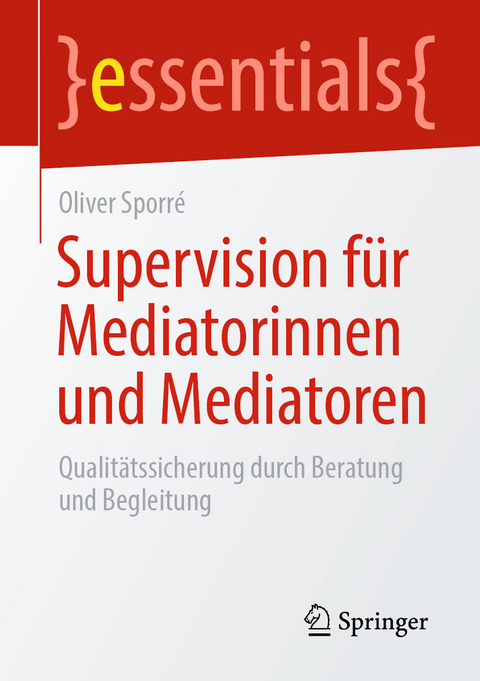 Supervision für Mediatorinnen und Mediatoren - Oliver Sporré