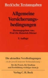 Allgemeine Versicherungsbedingungen - Dörner, Heinrich