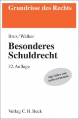 Besonderes Schuldrecht - Brox, Hans; Walker, Wolf D