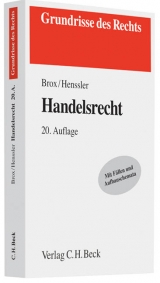 Handelsrecht - Brox, Hans; Henssler, Martin