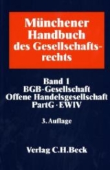 Münchener Handbuch des Gesellschaftsrechts  Bd. 1 - Gummert, Hans; Weipert, Lutz
