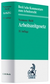 Arbeitszeitgesetz - Neumann, Dirk; Biebl, Josef; Denecke, J.