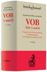VOB Teile A und B - Kapellmann, Klaus D.; Messerschmidt, Burkhard