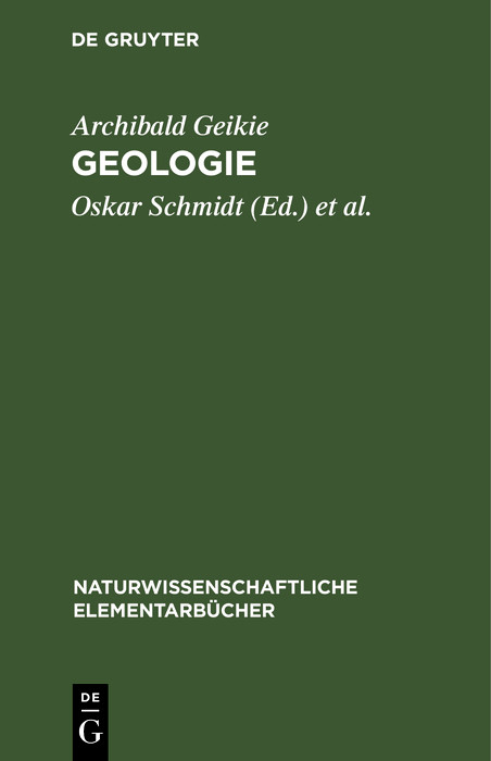 Geologie - Archibald Geikie