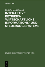 Interaktive betriebswirtschaftliche Informations- und Steuerungssysteme - 