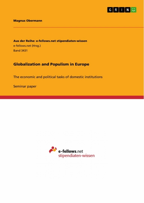 Globalization and Populism in Europe - Magnus Obermann