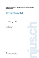 Patentrecht, Entwicklungen 2019 - Michael Ritscher, Simon Holzer, André Kasche, Ulrike Ciesla