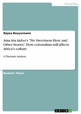 Ama Ata Aidoo’s "No Sweetness Here and Other Stories". How colonialism still affects Africa’s culture - Najwa Bouyarmane