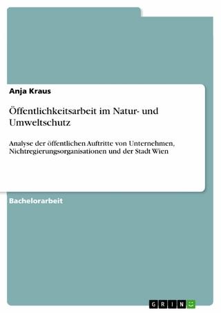 Öffentlichkeitsarbeit im Natur- und Umweltschutz - Anja Kraus