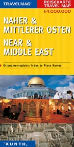 KUNTH Reisekarte Naher und Mittlerer Osten 1:4 Mio. - 