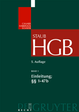 Handelsgesetzbuch / Einleitung; §§ 1-47b - 