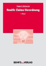 Health Claims-Verordnung - Dr. Florian Meyer