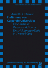 Einführung von Corporate Universities - Annette Gebauer