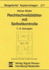 Rechtschreibblätter mit Selbstkontrolle - Heiner Müller, Uta Vollmer
