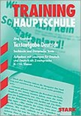 Training Haupt-/Mittelschule - Deutsch Textaufgabe 8.-10. Klasse - Jörg Knobloch