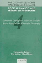Schwerpunkt: Grundlagen der Analytischen Philosophie / Focus: Foundations of Analytic Philosophy - 