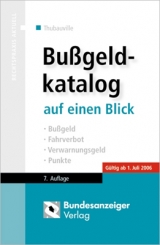 Bußgeldkatalog - Thubauville, Winfried