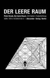 Der leere Raum - Peter: Brook