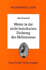 Hirten in der nicht-bukolischen Dichtung des Hellenismus - Hans Bernsdorff