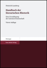 Handbuch der literarischen Rhetorik - Lausberg, Heinrich