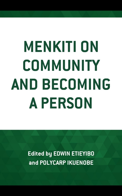 Menkiti on Community and Becoming a Person - 