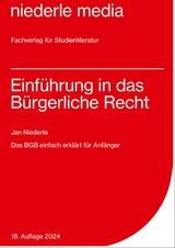 Einführung in das Bürgerliche Recht - 2024 - Niederle, Jan