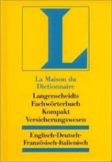 Langenscheidt Fachwörterbuch Kompakt Versicherungswesen - Francesca Gregori