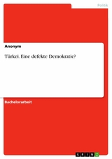 Türkei. Eine defekte Demokratie? -  Anonym