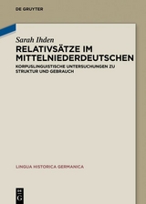 Relativsätze im Mittelniederdeutschen -  Sarah Ihden