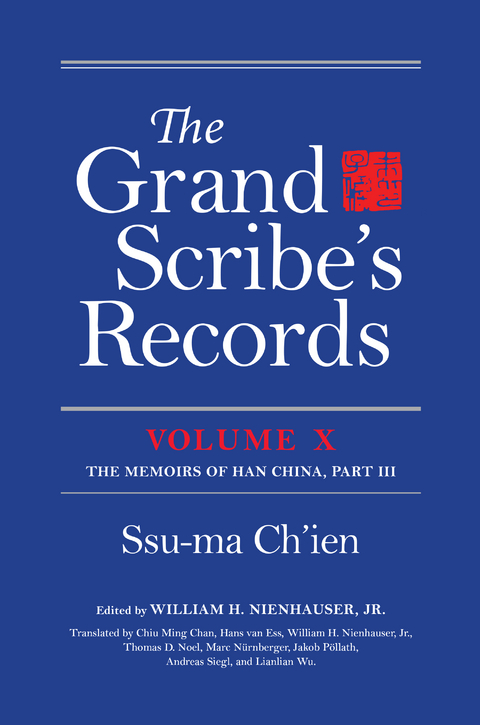 Grand Scribe's Records, Volume X -  Ssu-ma Ch'ien