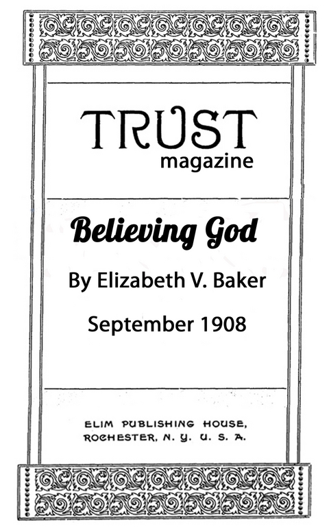 Believing God - Elizabeth V. Baker