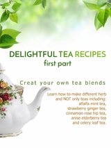 Delightful Tea Recipes - First Part - James Earles