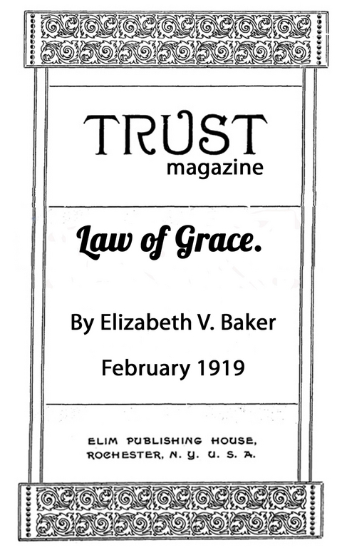 Law and Grace - Elizabeth V. Baker