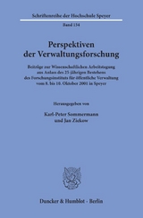 Perspektiven der Verwaltungsforschung. - 