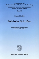 Politische Schriften. - Eugen Ehrlich