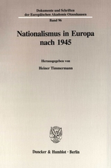 Nationalismus in Europa nach 1945. - 