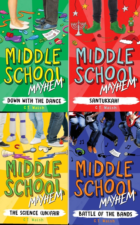 Middle School Mayhem Box Set Books 1-4 - C.T. Walsh