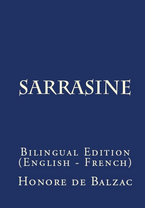 Sarrasine - Honoré de Balzac