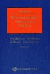 Wettbewerbsrechtliche Ansprüche und Verfahren - Otto Teplitzky