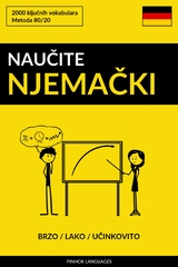 Naučite Njemački - Brzo / Lako / Učinkovito -  Pinhok Languages