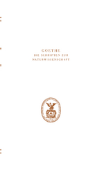 Goethe. Die Schriften zur Naturwissenschaft (Leopoldina) - 