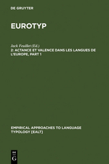 Eurotyp / Actance et Valence dans les Langues de l'Europe - 