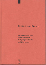 Person und Name - 